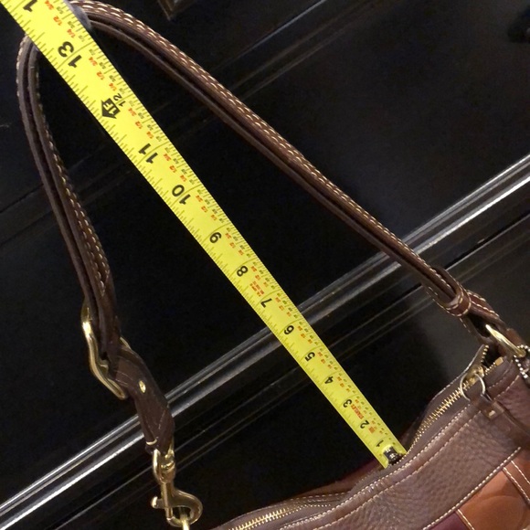 COACH Patchwork Madras Crossbody Shoulder Bag Adjustable Strap Vintage Duffle - Picture 13 of 17